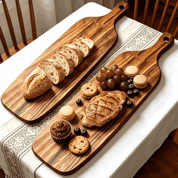 Acacia Wood Cutting Board Coffe Tray